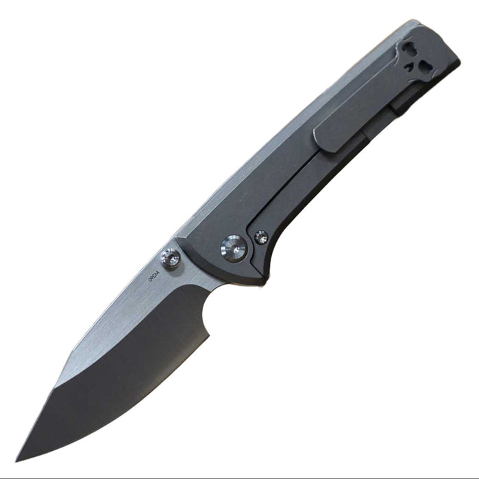 Chaves Scapegoat Street Frame Lock Folding Knife Smooth Ti Handles (3.50" Bohler M390) ST/SG/SWTI/BF from NORTH RIVER OUTDOORS