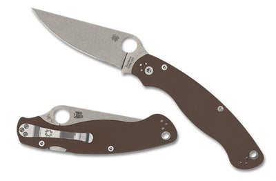 Spyderco Military 2 C36GPBN15V2 Sprint Run Folding Knife 4" CPM 15V G10 (USA) - NORTH RIVER OUTDOORS