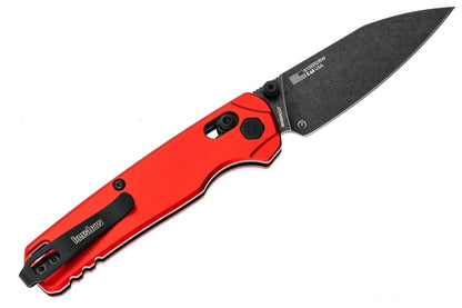 Kershaw 6105RDBW Bel Air Red Aluminum Handle Black Wash MagnaCut Blade - NORTH RIVER OUTDOORS