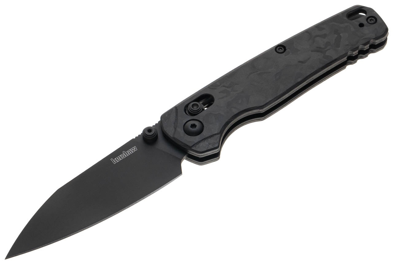 Kershaw 6105CFBLK Bel Air DuraLock KVT Folding Knife 3.1" Black MagnaCut Carbon Fiber