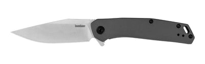 Kershaw 1405 Align Assisted Flipper Knife 3.15" Satin Clip Point Blade Gray Handles Frame Lock - NORTH RIVER OUTDOORS