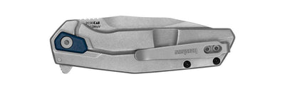 Kershaw 2036 Lucid Assisted Flipper Knife 3.2" Stonewashed Blue Stainless Steel Handle Frame Lock - NORTH RIVER OUTDOORS