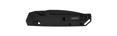 Kershaw 2038BLK Iridium DuraLock KVT Folding Knife 3.4" D2 Black PVD Spear Point Blade AXIS/Crossbar Lock - NORTH RIVER OUTDOORS