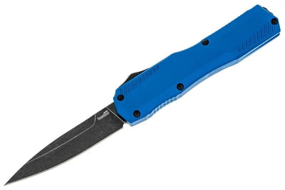 Kershaw 9000BLUBW Livewire OTF AUTO Knife 3.3" BlackWash MagnaCut Blue Aluminum Handles - NORTH RIVER OUTDOORS