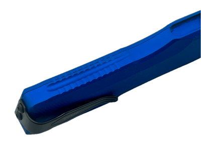 Kershaw 9000BLUBW Livewire OTF AUTO Knife 3.3" BlackWash MagnaCut Blue Aluminum Handles - NORTH RIVER OUTDOORS
