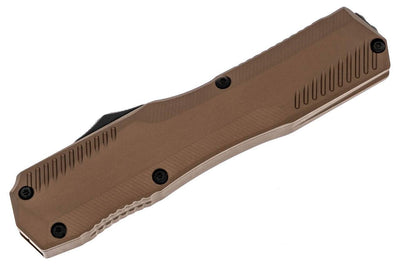 Kershaw 9000FDEBW Livewire OTF AUTO Knife 3.3" BlackWash MagnaCut FDE Aluminum Handles - NORTH RIVER OUTDOORS