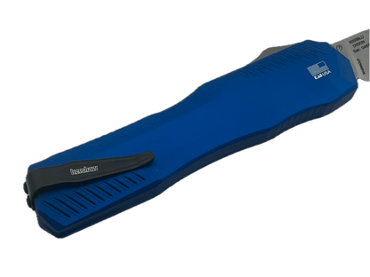 Kershaw Matt Diskin Livewire OTF AUTO Knife 3.3" MagnaCut Stonewashed Blue Aluminum Handles - NORTH RIVER OUTDOORS