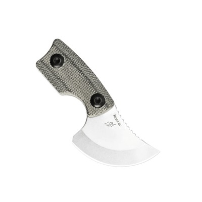 Kizer 1051A1 Dirk Pinkerton Rocker Neck Knife 1.38" D2 Stonewashed Green Micarta - NORTH RIVER OUTDOORS