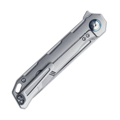 Kizer Begleiter Titanium Gray Ki4458T2 (3.5" Satin) - NORTH RIVER OUTDOORS