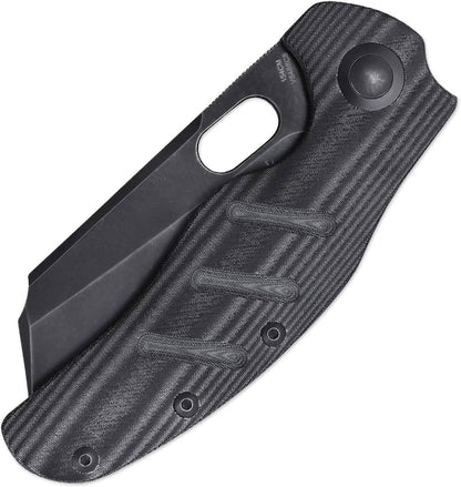 Kizer Cutlery Vanguard Sheepdog XL C01C Flipper Knife 3.9" 154CM Satin Blade, Black G10 Handles - NORTH RIVER OUTDOORS