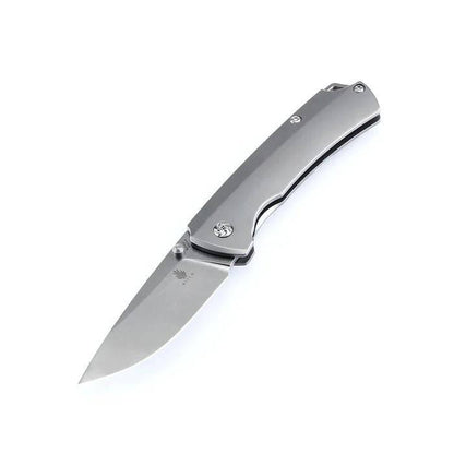 Kizer Ki3490 Ulrich Hennicke Task I Folding Knife 3.2" S35VN Drop Point Blade Ti Handles - NORTH RIVER OUTDOORS
