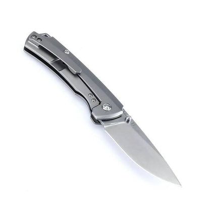 Kizer Ki3490 Ulrich Hennicke Task I Folding Knife 3.2" S35VN Drop Point Blade Ti Handles - NORTH RIVER OUTDOORS