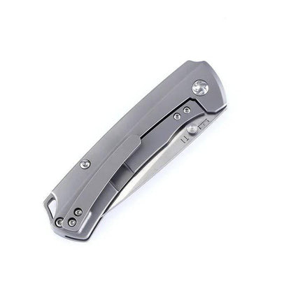 Kizer Ki3490 Ulrich Hennicke Task I Folding Knife 3.2" S35VN Drop Point Blade Ti Handles - NORTH RIVER OUTDOORS