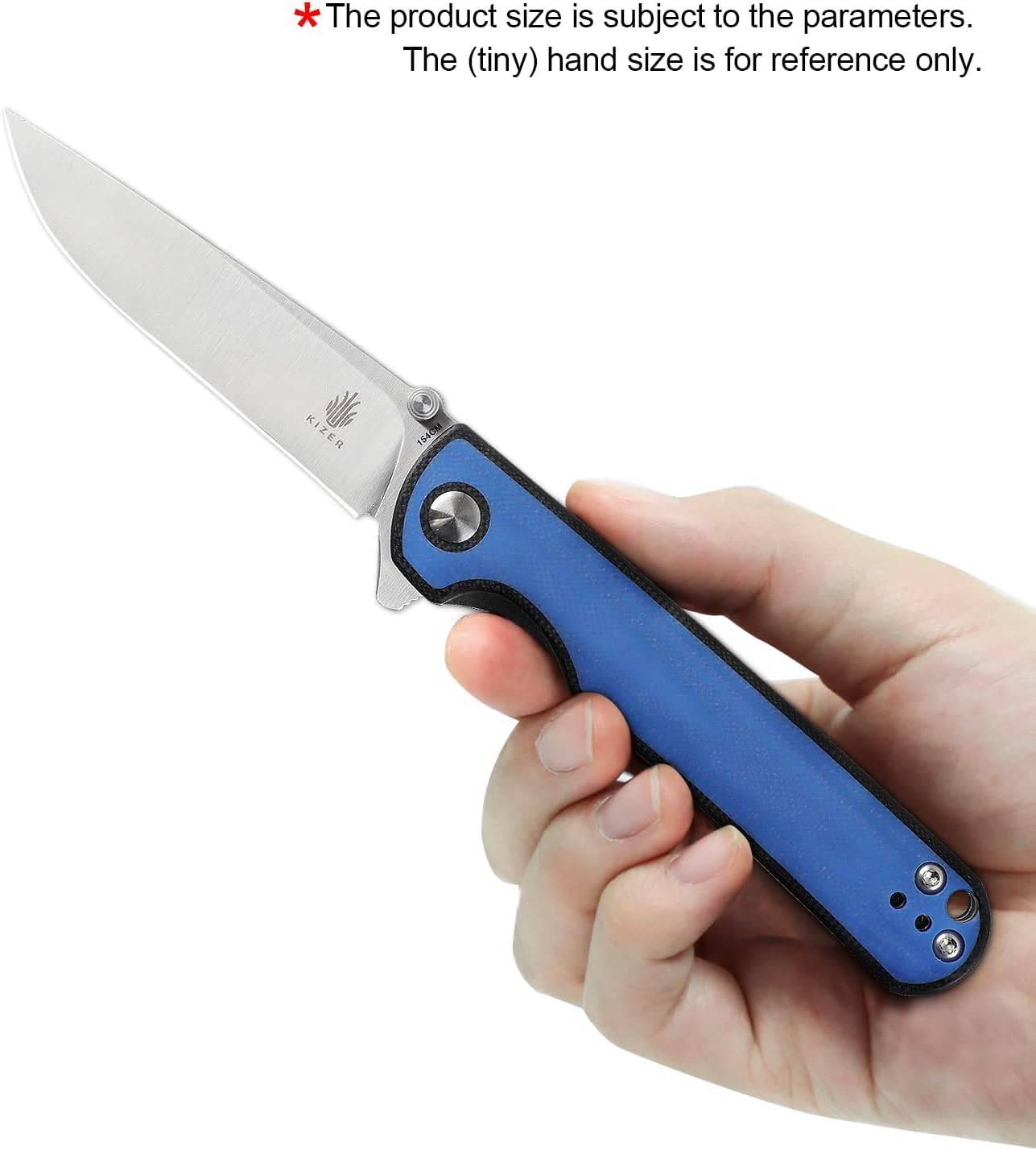 Kizer Rapids V3594FC1 Blue Black G10 Deep Carry Pocket Knife - NORTH RIVER OUTDOORS