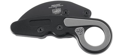 CRKT 4040 Kinematic Provoke Folding Karambit 2.41" D2 Black Plain Blade Aluminum Handles