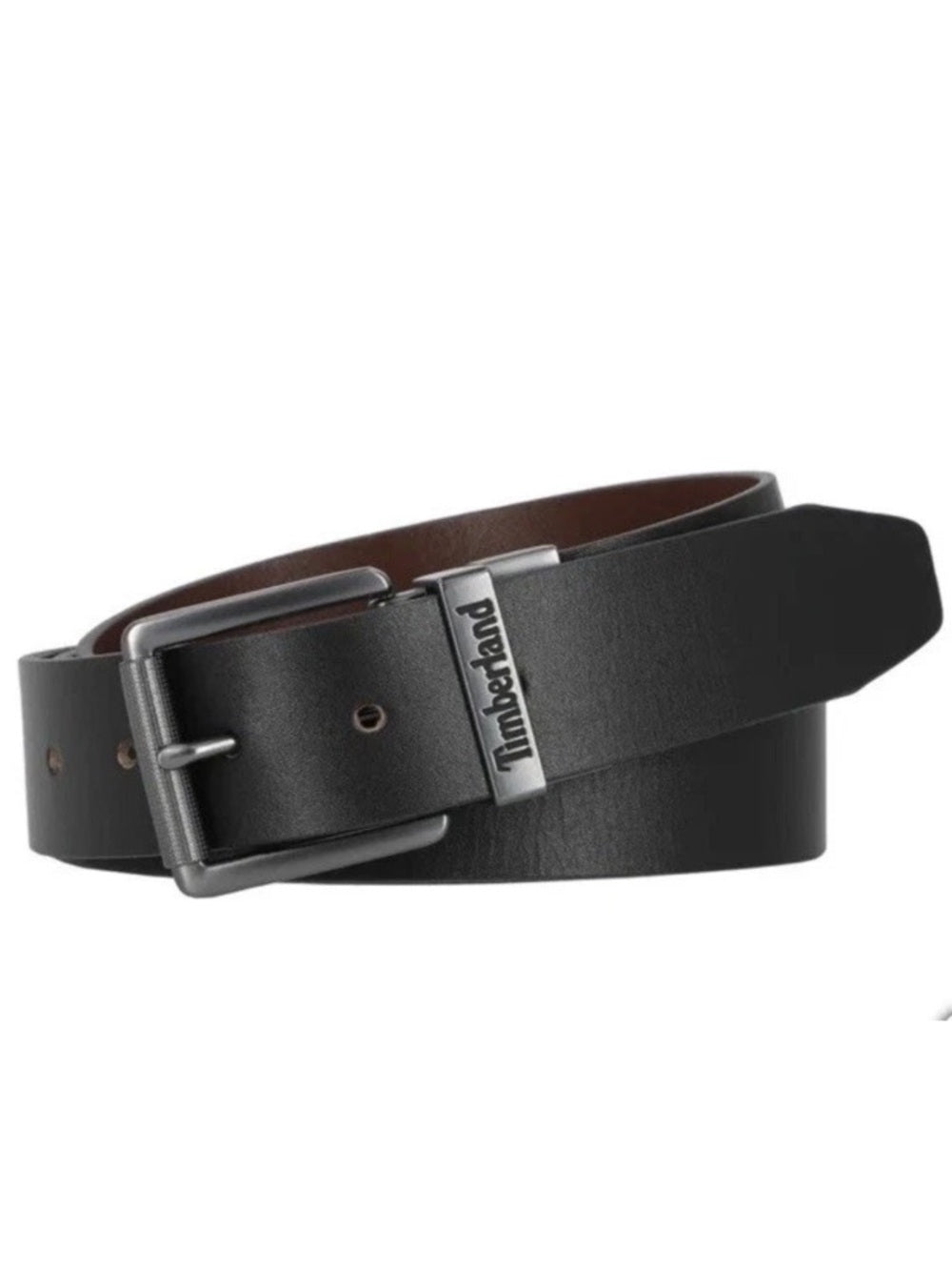 Timberland Men's Reversible Leather Belt, Brown/Black, Size 32''-44"