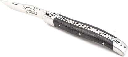 Laguiole Durand Handmade Folding 10cm Carbon Fiber Knife 12C27 (France) - NORTH RIVER OUTDOORS