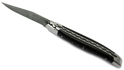 Laguiole Handmade LD6KE Folding Knife 3.875" Damascus (France) - NORTH RIVER OUTDOORS