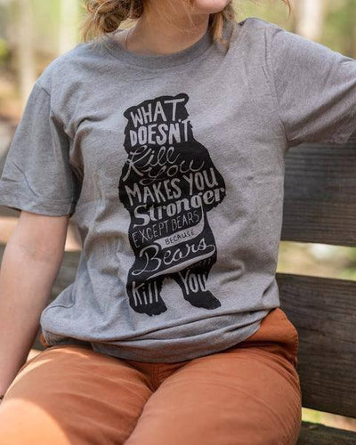 Bear Tee (Smoke Grey) - NORTH RIVER OUTDOORS