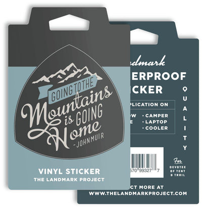 Going to the Mountains Sticker - NORTH RIVER OUTDOORS