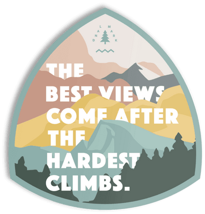 Hardest Climb Sticker - NORTH RIVER OUTDOORS