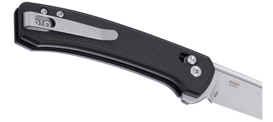 CRKT 7075 Q Compact Crossbar Lock Flipper Knife 3.05" 14C28N Stonewashed