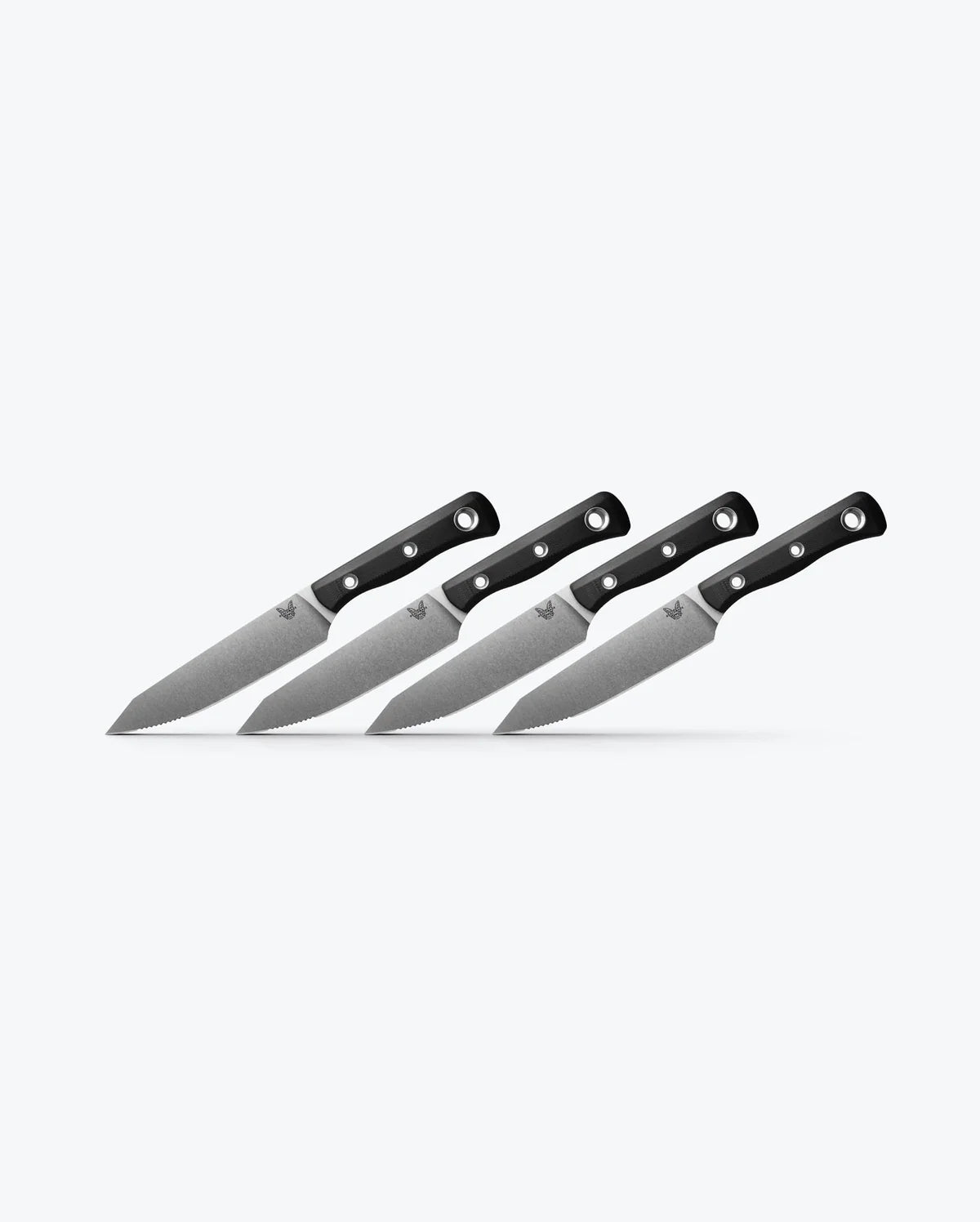 Benchmade 4001 Table Knife Set Black G10 Fixed Blades