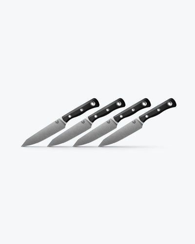 Benchmade 4001 Table Knife Set Black G10 Fixed Blades