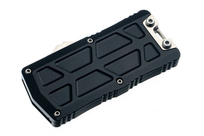 Microtech Exocet II D/E Black Handle Stonewashed Blade (1157-10)