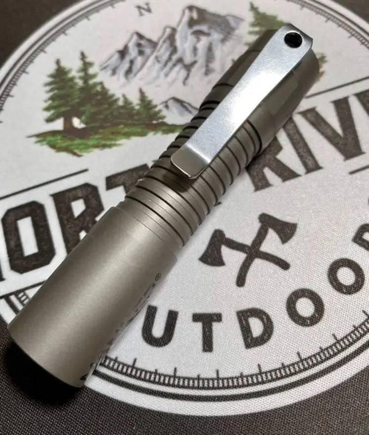 Manker E05 Ti 400 Lumens Titanium AA Flashlight With OSRAM LED - NORTH RIVER OUTDOORS