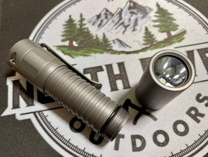 Manker E05 Ti 400 Lumens Titanium AA Flashlight With OSRAM LED - NORTH RIVER OUTDOORS