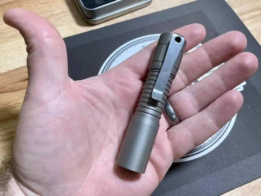 Manker E05 Ti 400 Lumens Titanium AA Flashlight With OSRAM LED - NORTH RIVER OUTDOORS