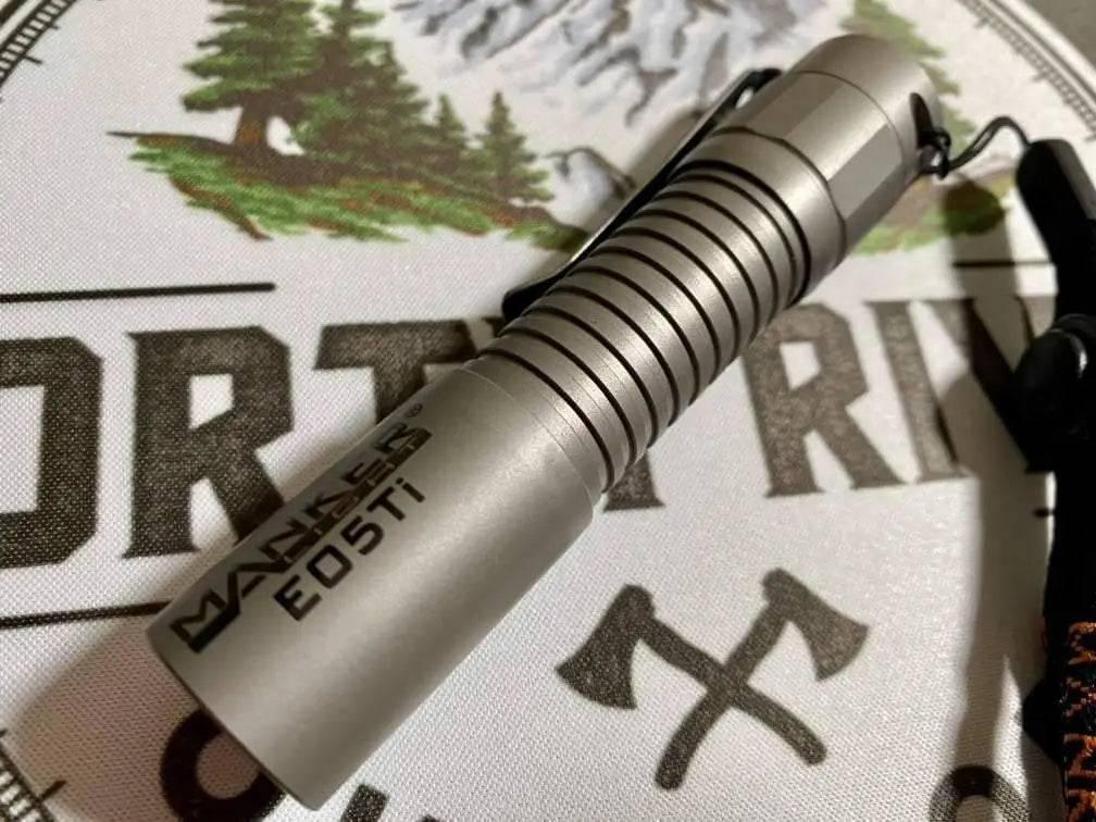 Manker E05 Ti 400 Lumens Titanium AA Flashlight With OSRAM LED - NORTH RIVER OUTDOORS