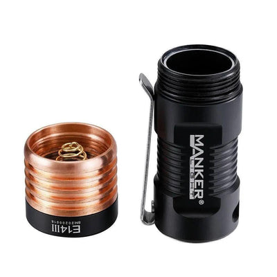 Manker E14 III 4000 Lumens Mini EDC Pocket Flashlight Bundle 18350 - NORTH RIVER OUTDOORS