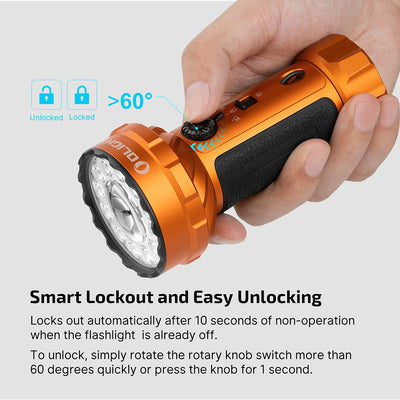 Olight Marauder Mini 2 Compact Powerful Flashlight 10,000 lumens (Latest Model)