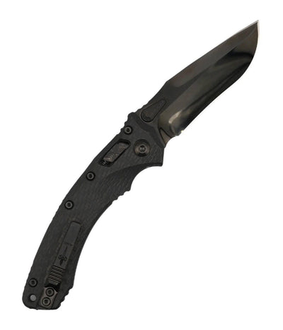 Marfione Custom Amphibian RAM-LOK DLC Diamond wash M390 Knife Carbon Fiber w/ DLC Two Tone Accents - NORTH RIVER OUTDOORS