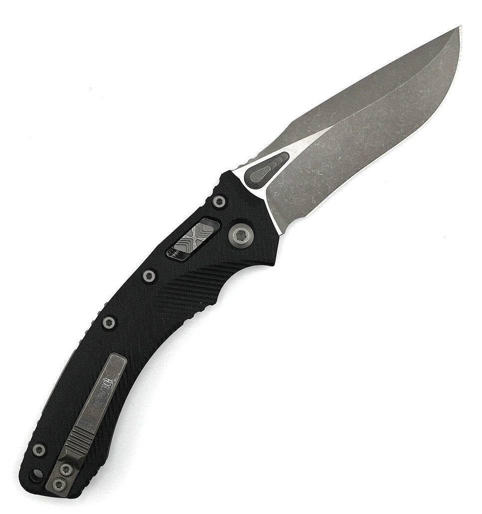Microtech Amphibian RAM-LOK APOC STD Fluted Black G10 M390 137RL-10APFLGTBK - NORTH RIVER OUTDOORS