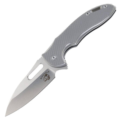 Mechforce Rick Lala Collab Sentry Folding Knife Diamond Plate Titanium Handle M390 - NORTH RIVER OUTDOORS