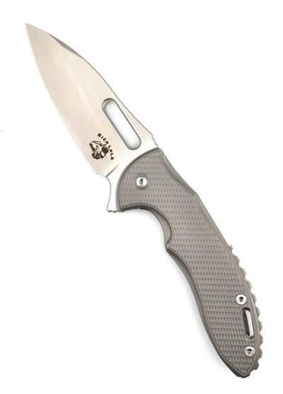 Mechforce Rick Lala Collab Sentry Folding Knife Diamond Plate Titanium Handle M390 - NORTH RIVER OUTDOORS