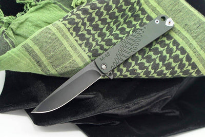 Medford M-48 Tumbled S35VN Black Aluminum Tumbled Titanium (USA) - NORTH RIVER OUTDOORS