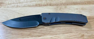 Medford Mini Marauder Knife S35VN Black PVD Blade, Titanium Handles (Pre-Owned) (USA) - NORTH RIVER OUTDOORS