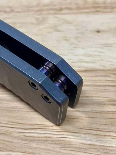 Medford Mini Marauder Knife S35VN Black PVD Blade, Titanium Handles (Pre-Owned) (USA) - NORTH RIVER OUTDOORS