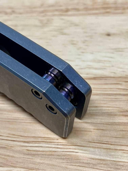 Medford Mini Marauder Knife S35VN Black PVD Blade, Titanium Handles (Pre-Owned) (USA) - NORTH RIVER OUTDOORS