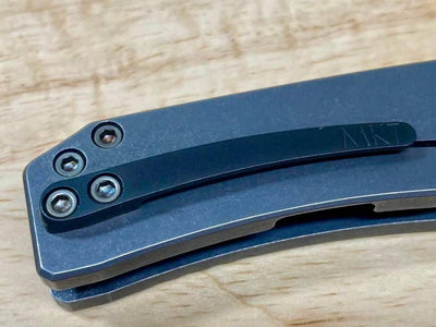 Medford Mini Marauder Knife S35VN Black PVD Blade, Titanium Handles (Pre-Owned) (USA) - NORTH RIVER OUTDOORS