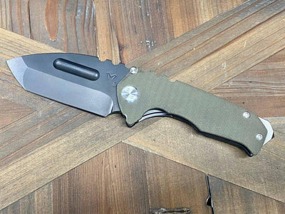 Medford Praetorian G Knife OD Green G10 (3.75" Black) (USA) - NORTH RIVER OUTDOORS