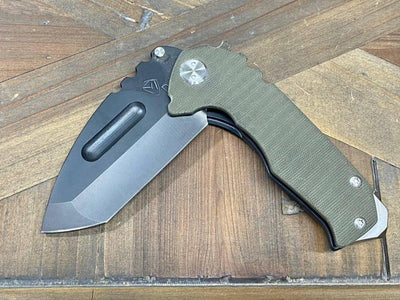 Medford Praetorian G Knife OD Green G10 (3.75" Black) (USA) - NORTH RIVER OUTDOORS
