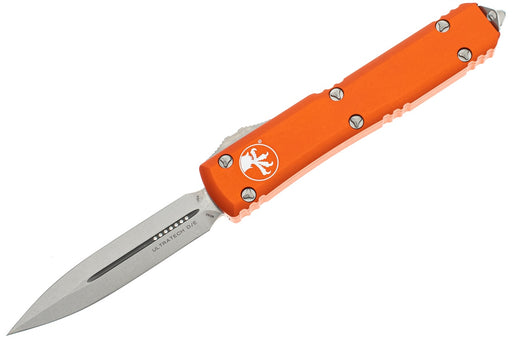 Microtech 122-10OR Ultratech D/E Stonewash Orange Handle from NORTH RIVER OUTDOORS