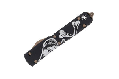 Microtech 122-13DCS Ultratech D/E Bronze Death Card Signature Series - NORTH RIVER OUTDOORS