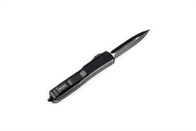 Microtech 122-3T Ultratech D/E Tactical Auto OTF Knife 3.46" Plain/Serrated - NORTH RIVER OUTDOORS