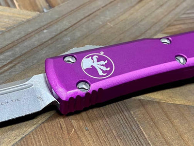 Microtech 123-10 VI Violet Ultratech Auto OTF Knife 3.46" Tanto - NORTH RIVER OUTDOORS
